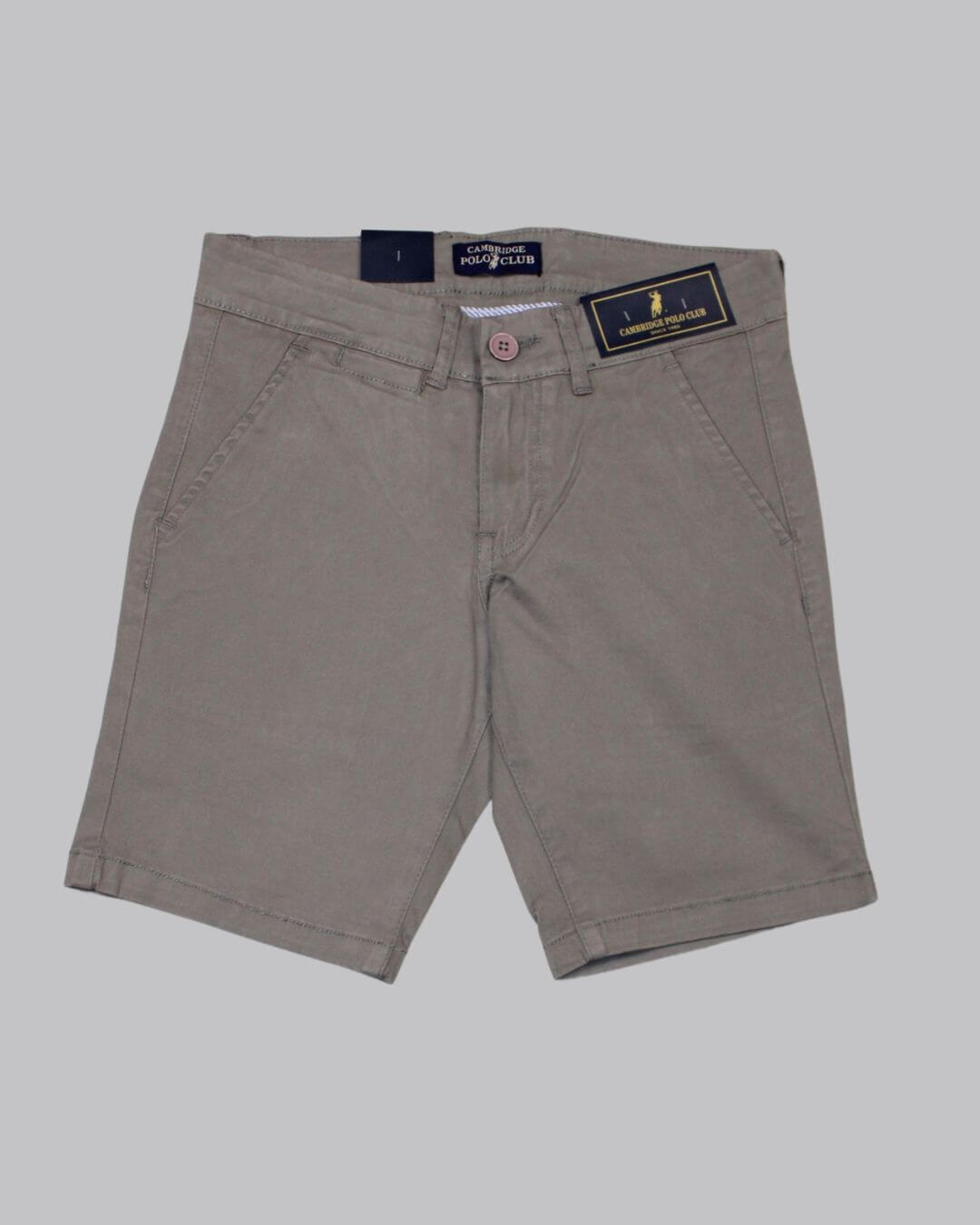 SHORT CAMBRIDGE NIÑO GRIS
