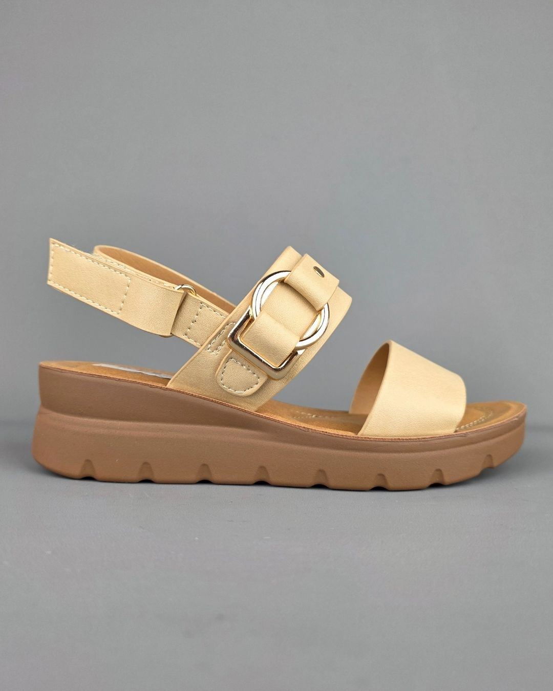 SANDALIA MIOS BEIGE PARA DAMA