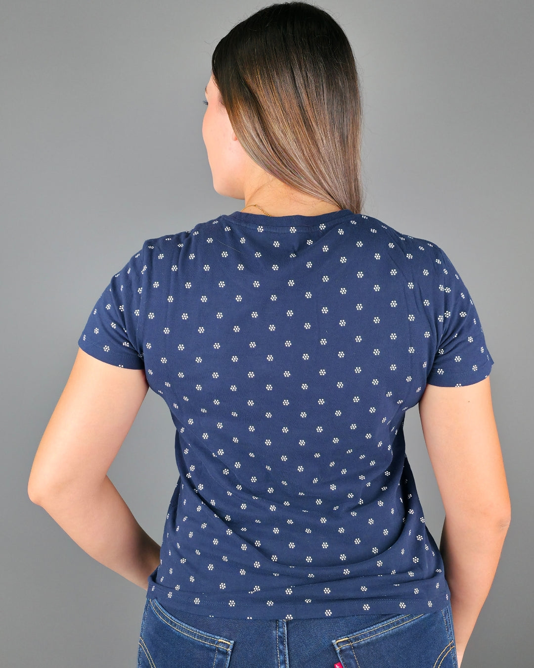 CAMISETA LEVIS AZUL PARA DAMA