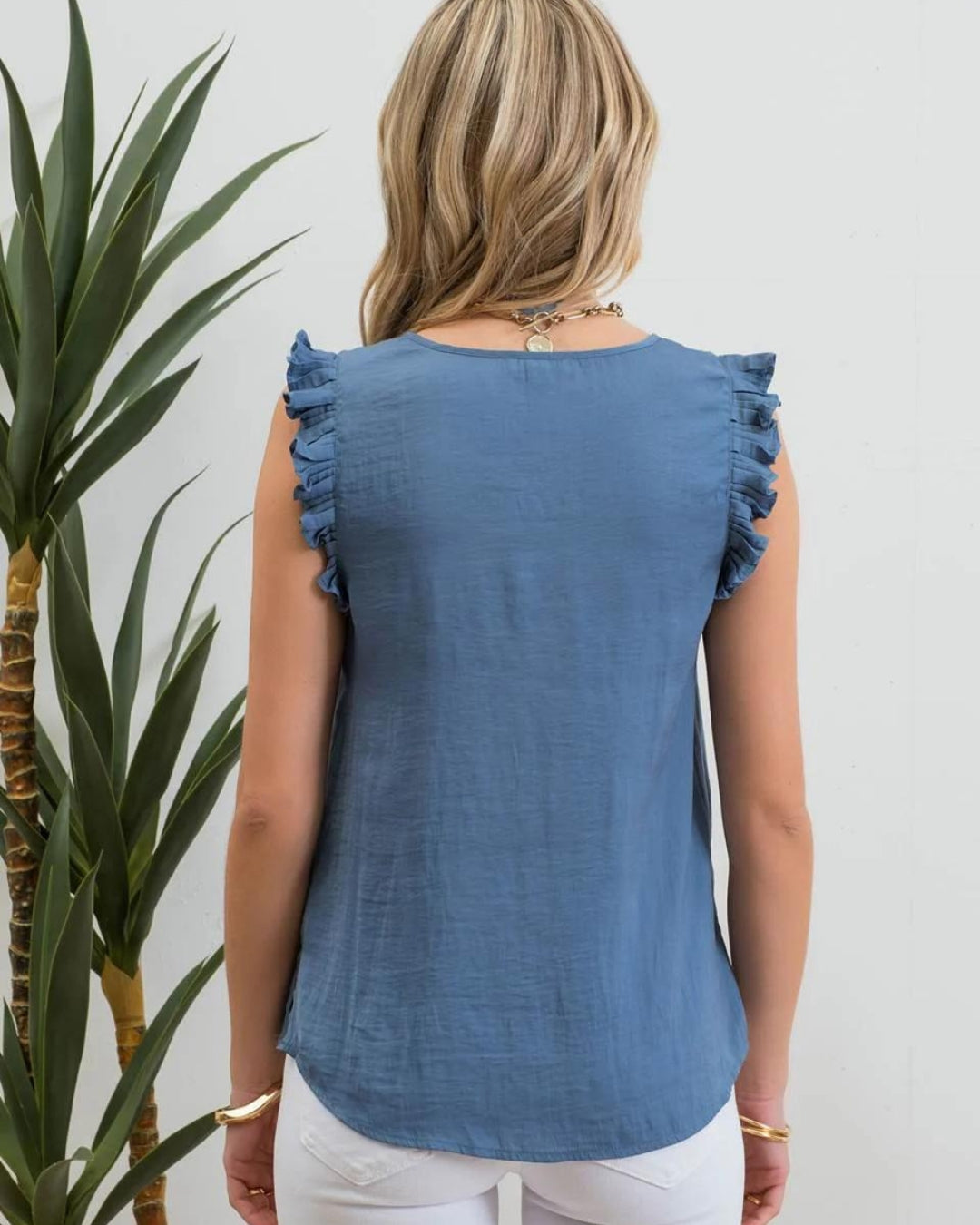 BLUSA MINE CELESTE