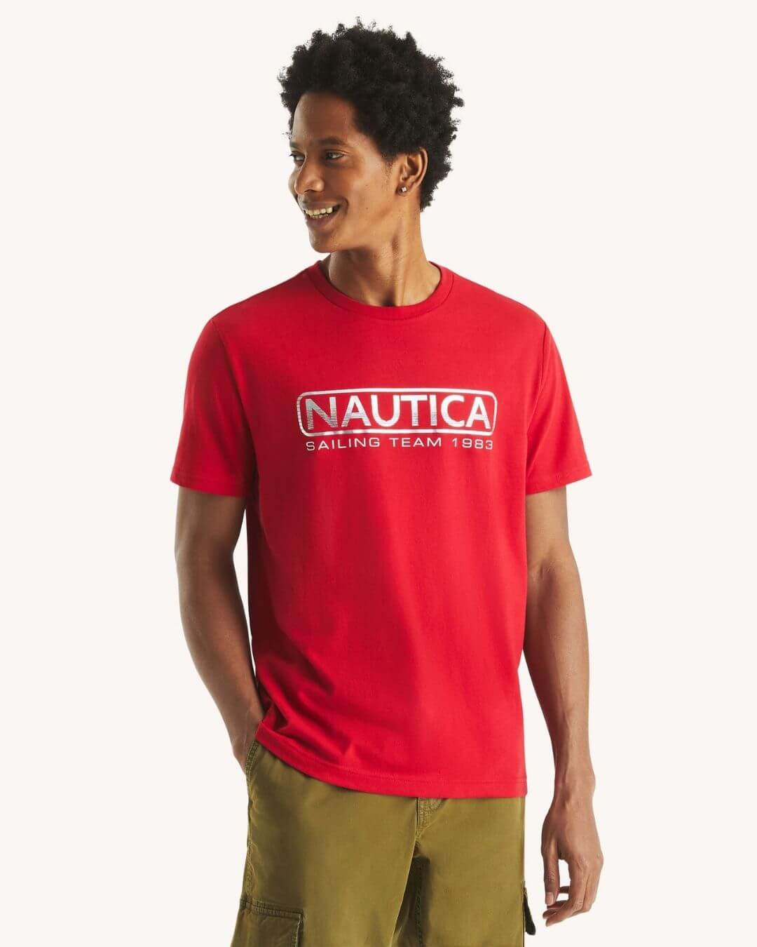 CAMISETA NAUTICA ROJA