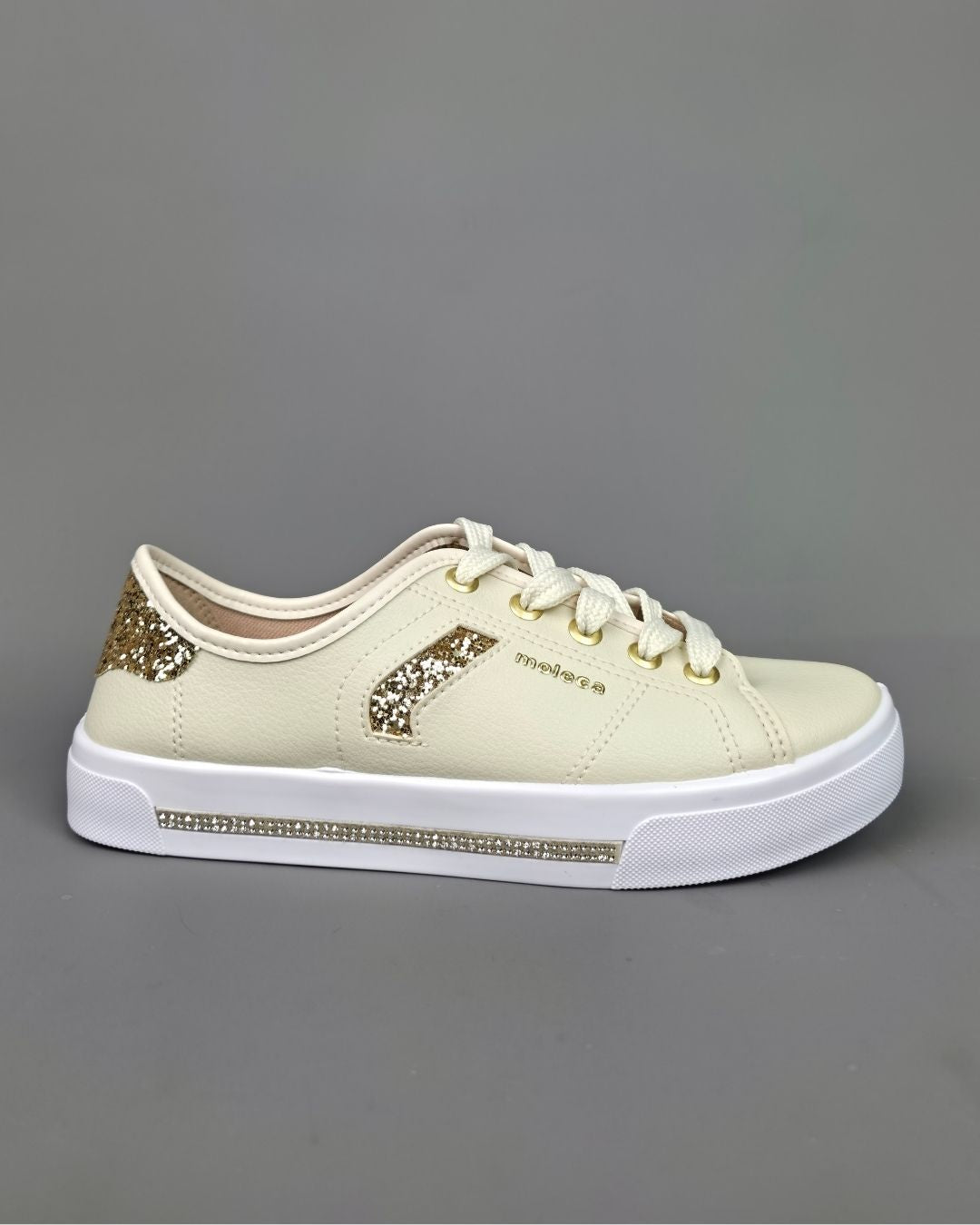 TENNIS MOLECA CREMA PARA DAMA