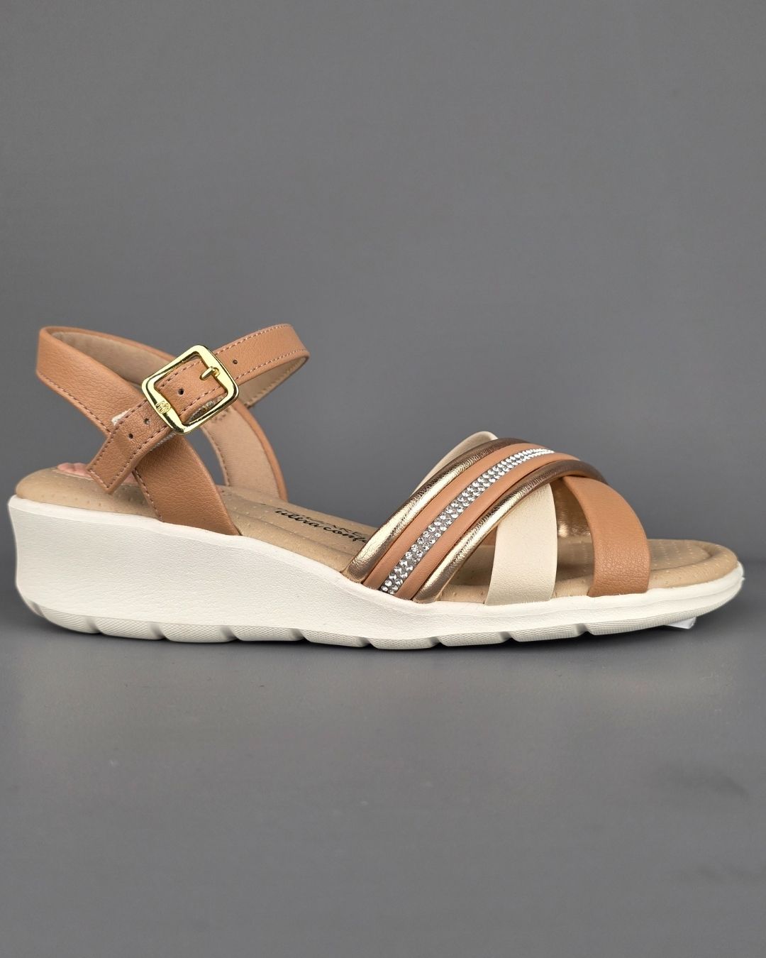 SANDALIA MODARE BEIGE PARA DAMA