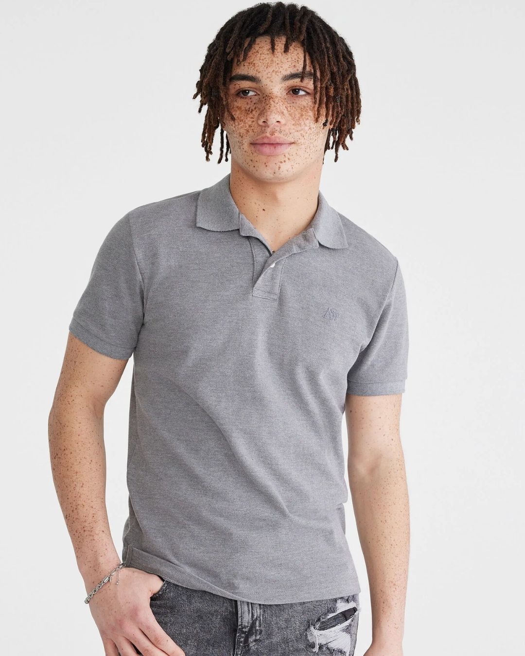 POLO AEROPOSTALE GRIS PARA CABALLERO