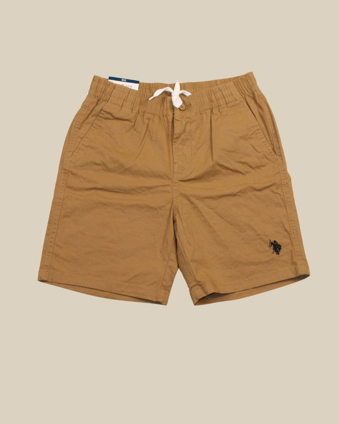 SHORT U.S. POLO NIÑO CAMEL