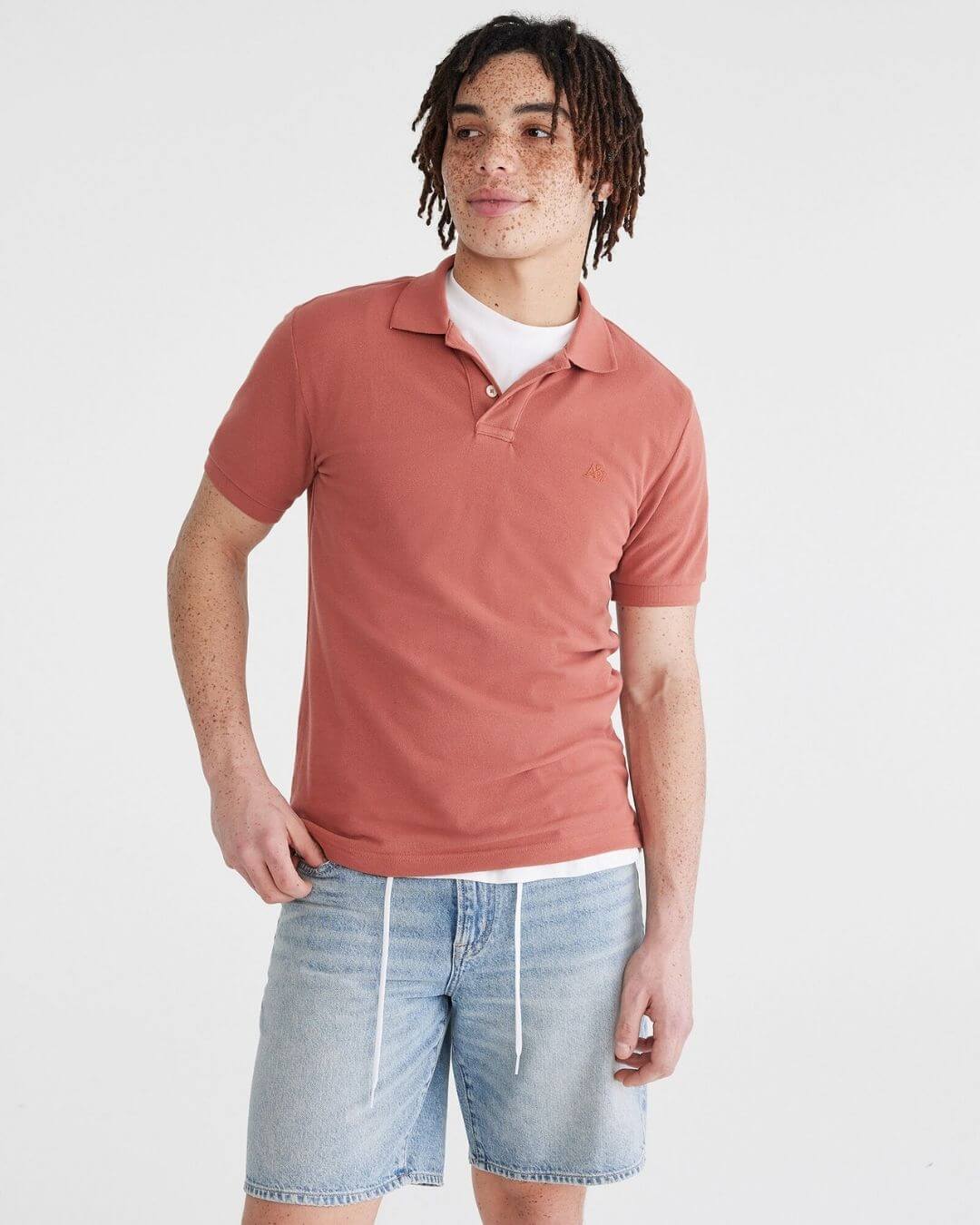 POLO AEROPOSTALE DE HOMBRE TERRACOTA