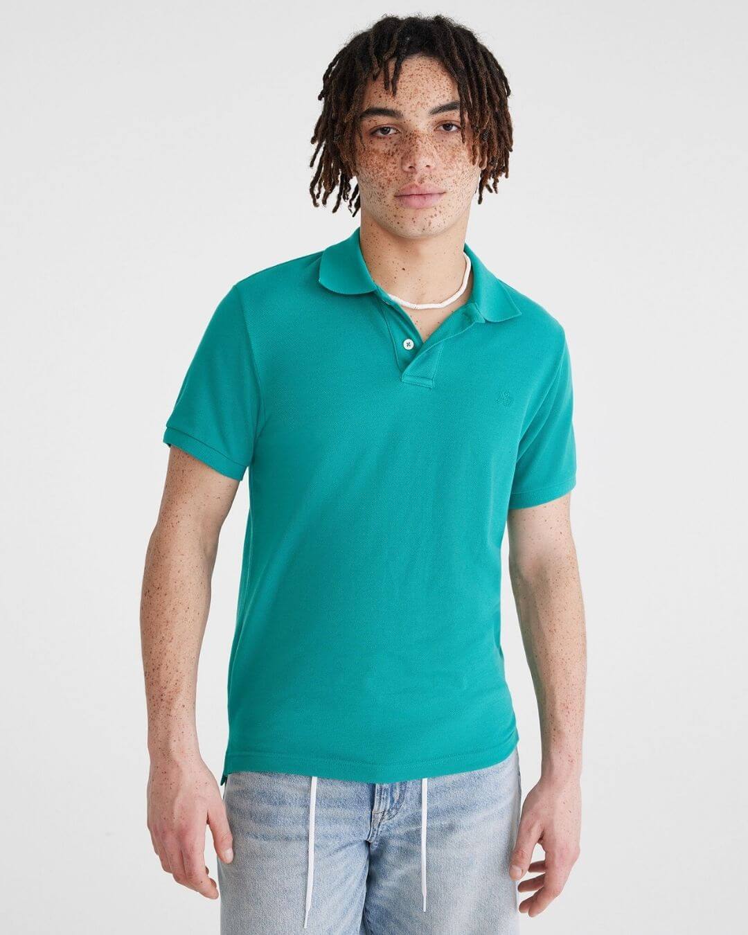 POLO AEROPOSTALE DE HOMBRE TURQUESA