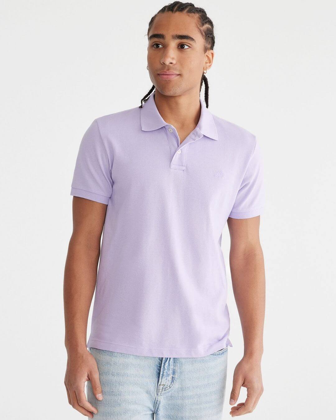 POLO AEROPOSTALE DE HOMBRE LILA