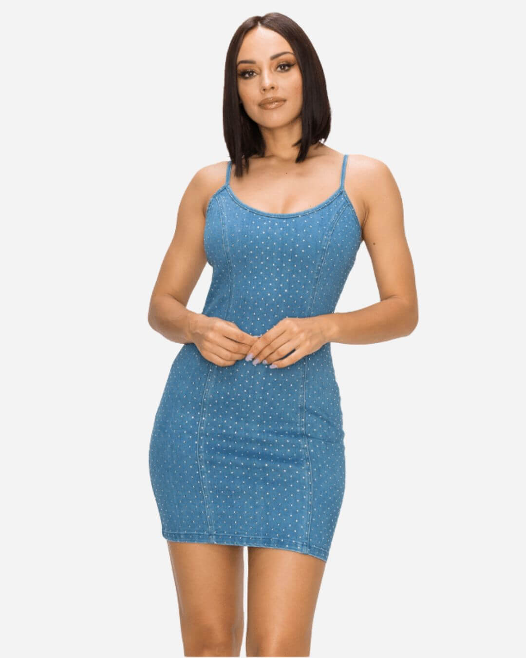 VESTIDO IRIS MEZCLILLA CELESTE