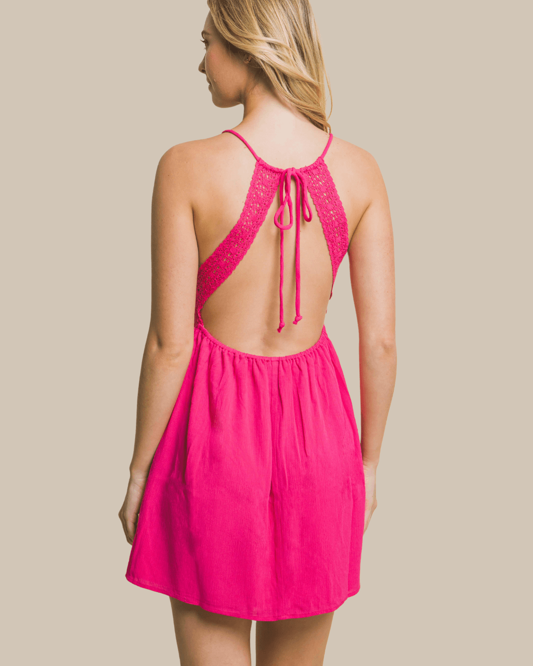 VESTIDO LOVE TREE FUCSIA