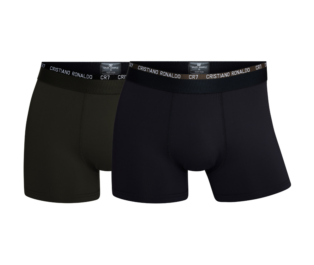 BOXER CR7 NEGRO CON VERDE 2 - PACK