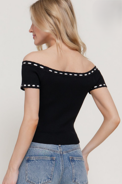 BLUSA ACTIVE HOMBROS DESCUBIERTOS