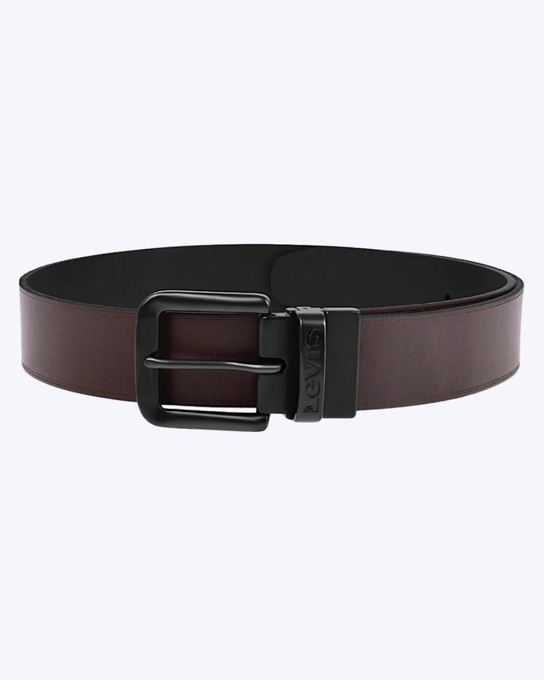 FAJA LEVIS  REVERSIBLE CAFÉ PARA CABALLERO