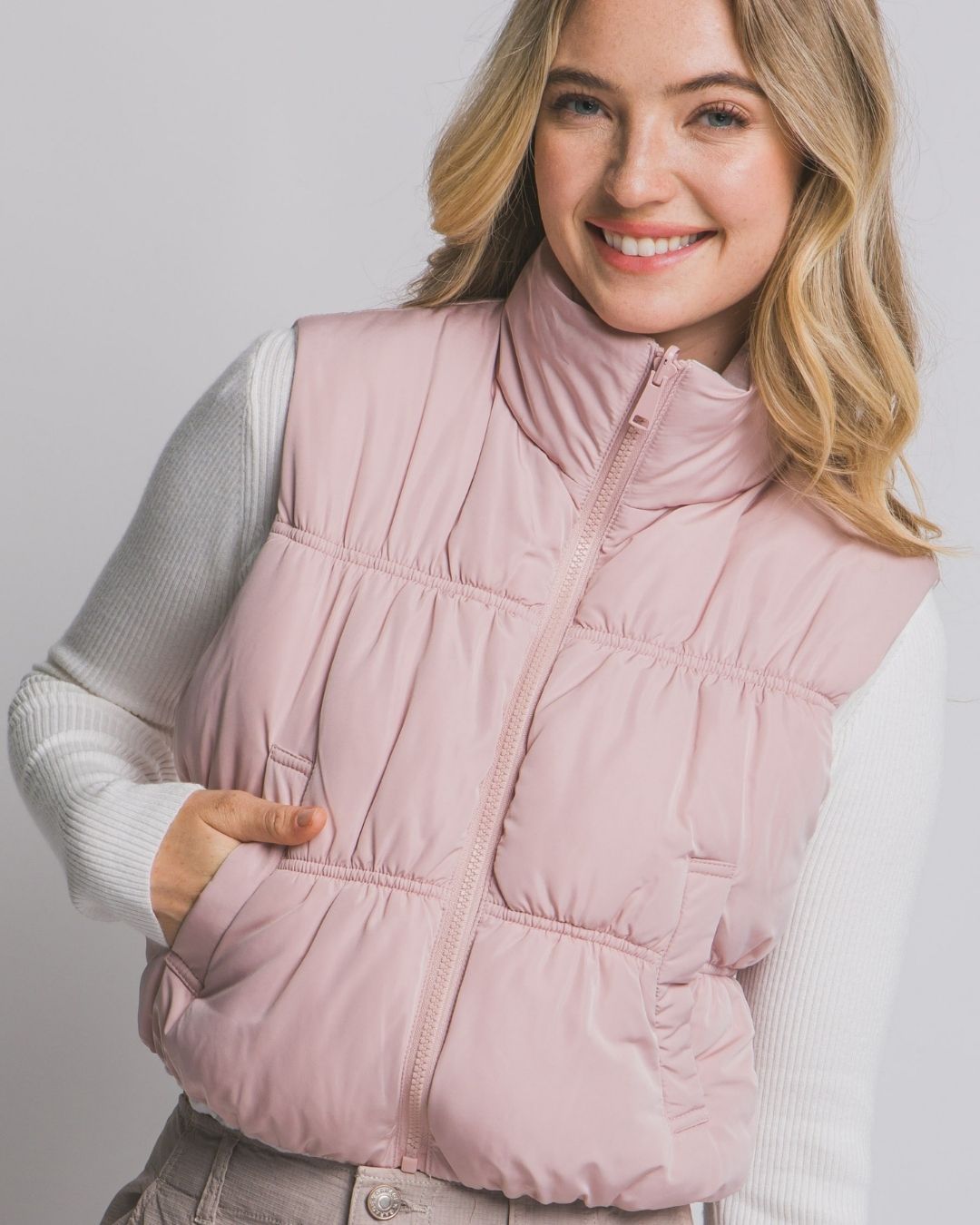 CHALECO PUFFER LOVE TREE REVERSIBLE