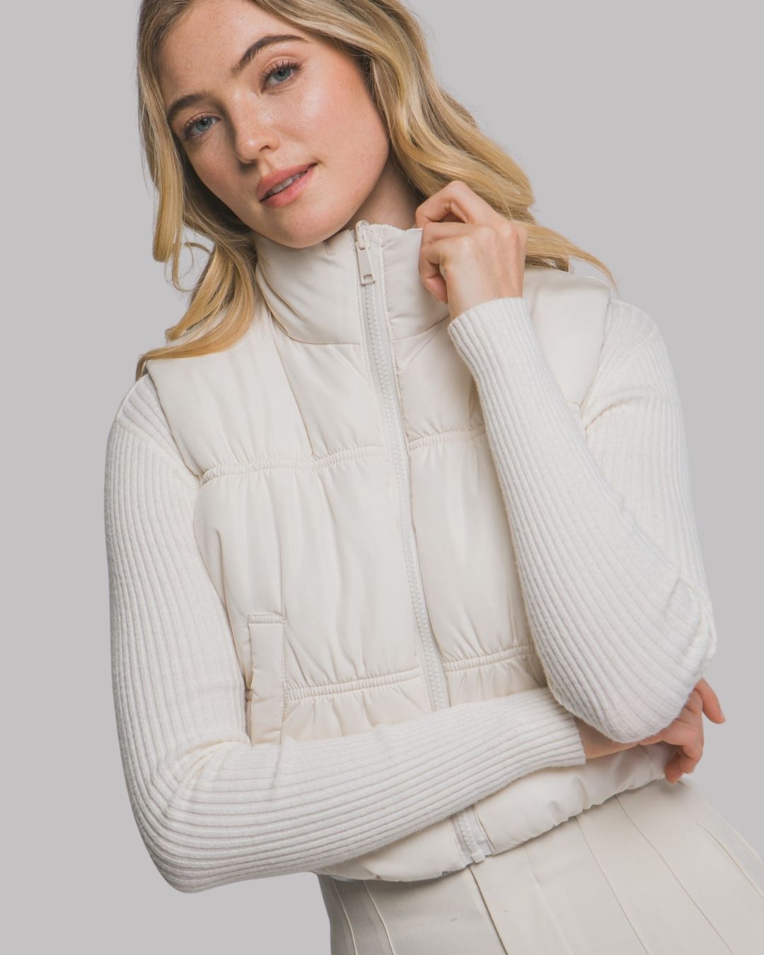 CHALECO PUFFER LOVE TREE REVERSIBLE