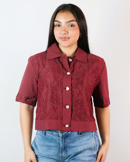 BLUSA LA DIOSA CON CUELLO