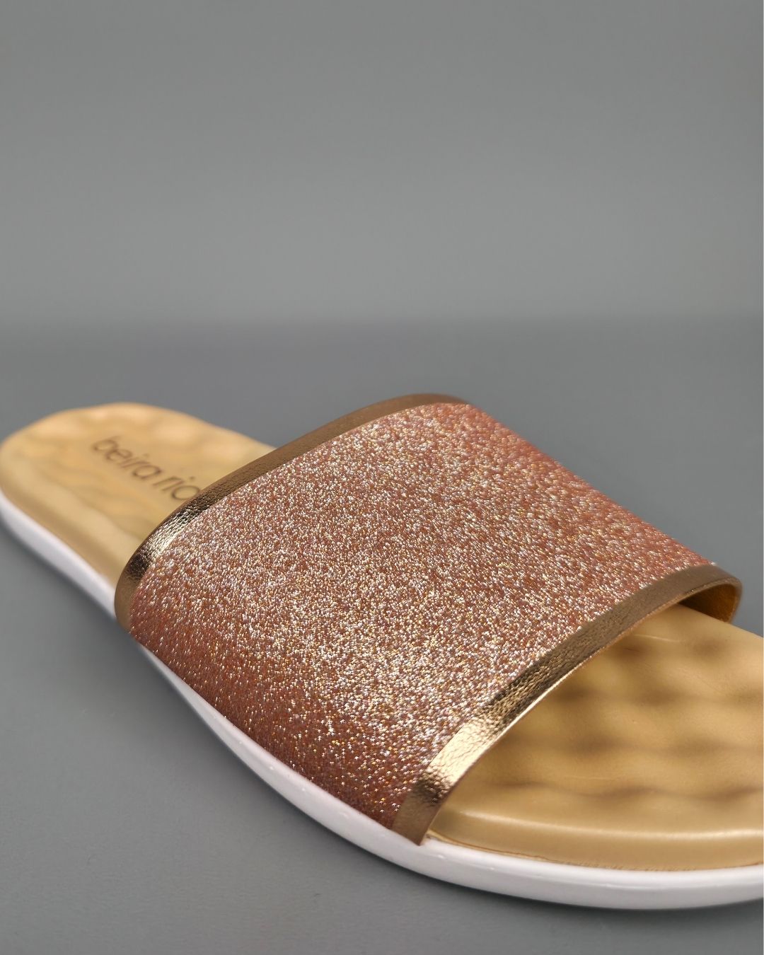 SANDALIA BEIRA RIO ORO ROSA PARA DAMA