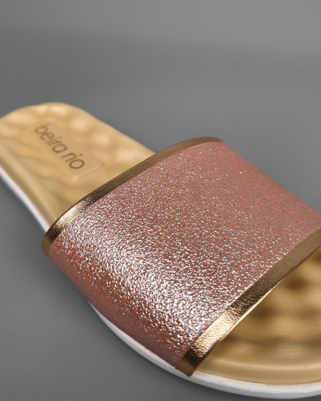 SANDALIA BEIRA RIO ORO ROSA PARA DAMA