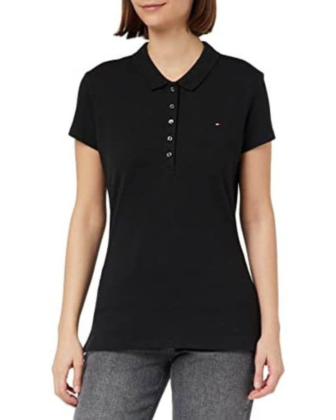 POLO DE MUJER TOMMY HILFIGER NEGRA