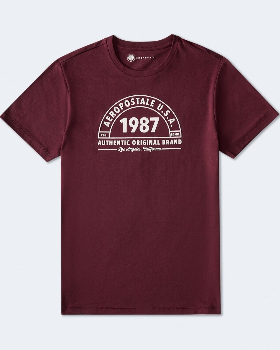 CAMISETA AEROPOSTALE VINO PARA CABALLERO