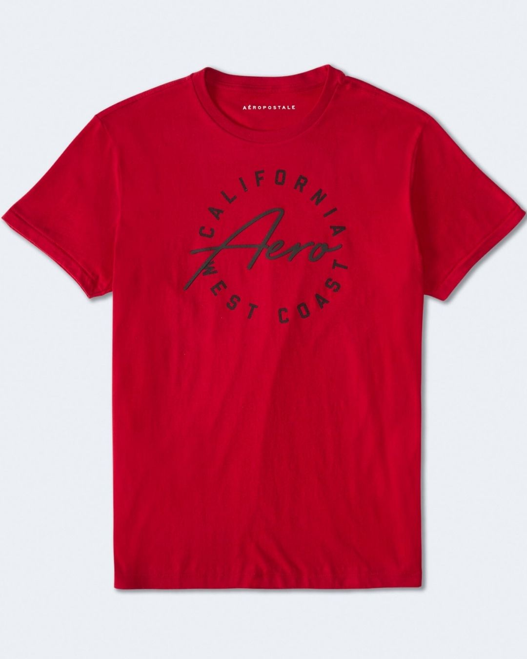 CAMISETA AEROPOSTALE ROJA PARA CABALLERO