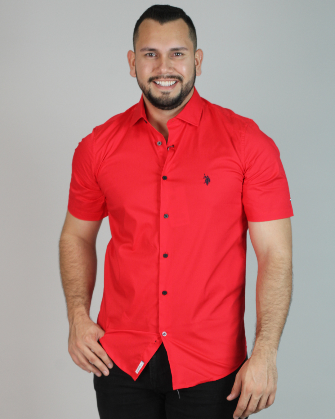 CAMISA US POLO MANGA CORTA CABALLERO