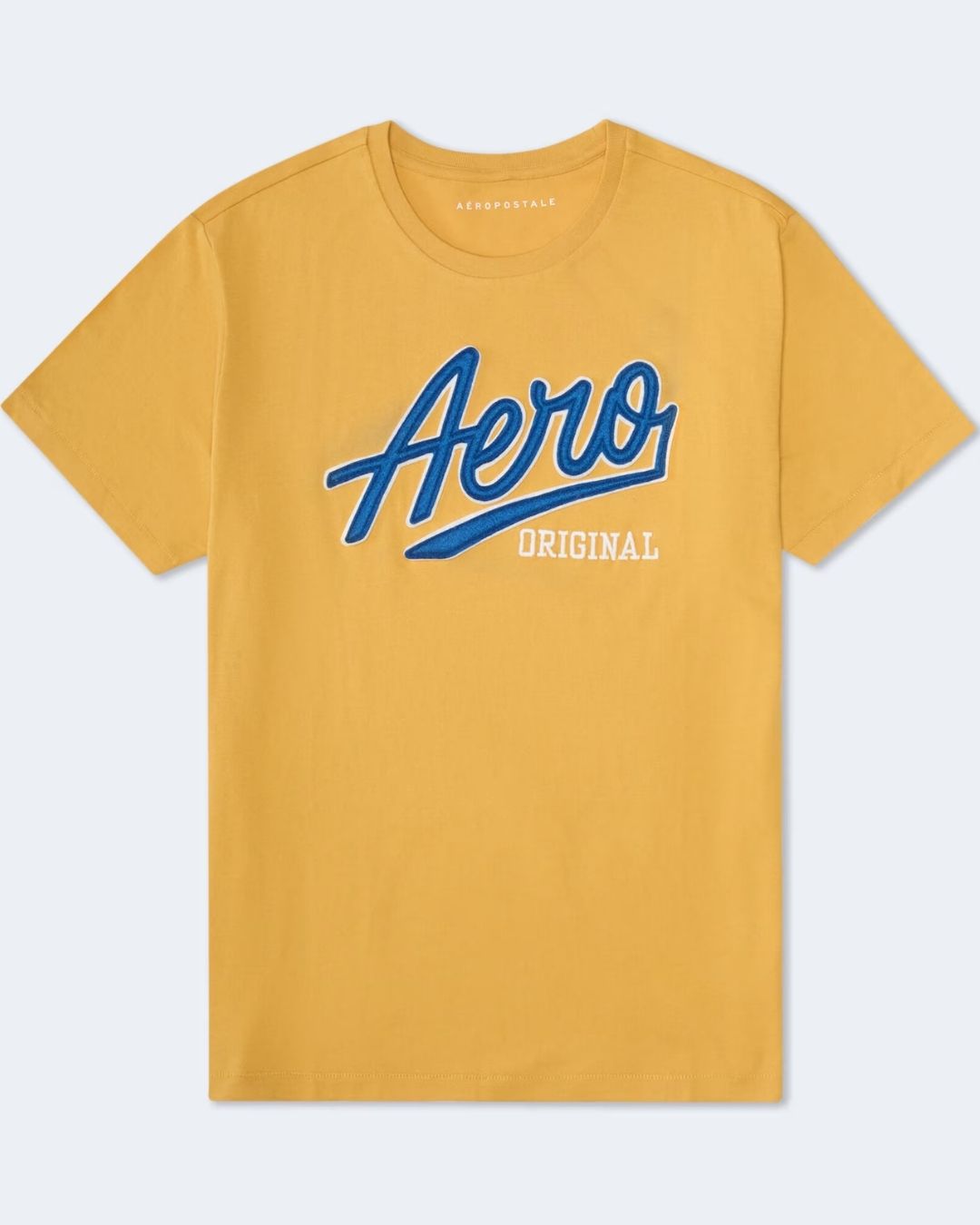 CAMISETA AEROPOSTALE DE CABALLERO MOSTAZA