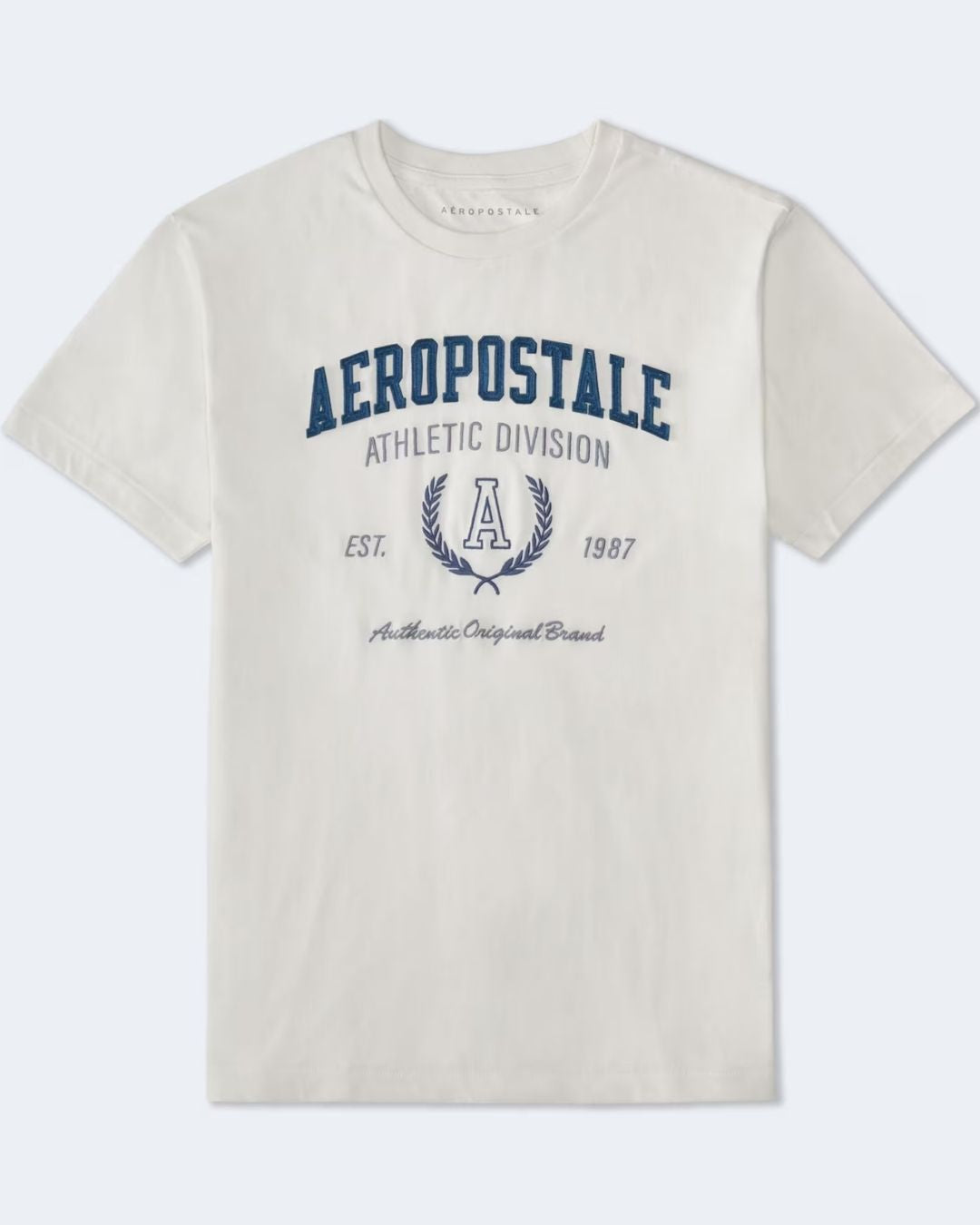 CAMISETA AEROPOSTALE  BLANCA PARA CABALLERO