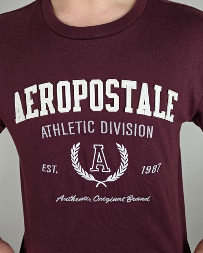 CAMISETA AEROPOSTALE VINO PARA CABALLERO