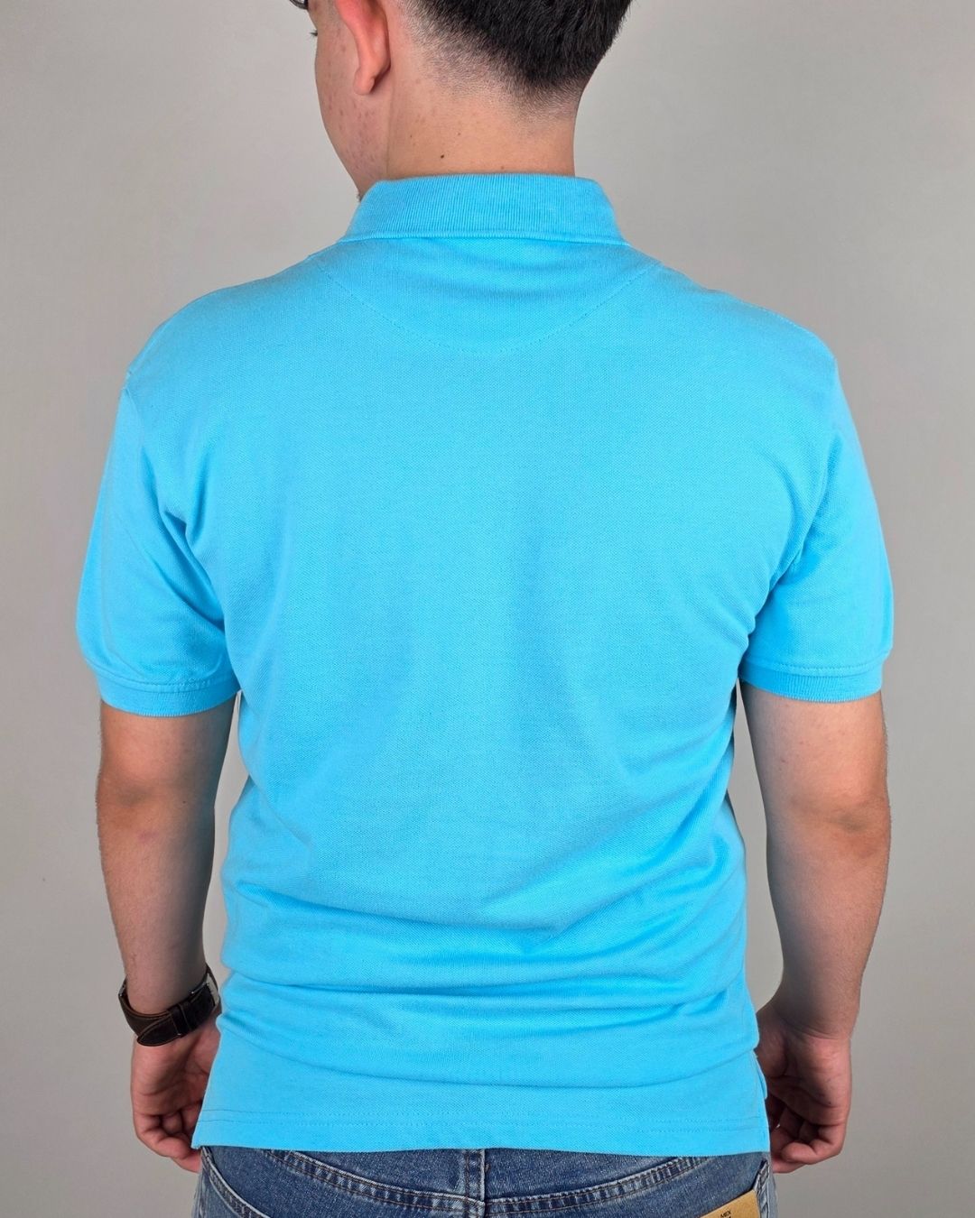 POLO U.S. POLO ASSN POLO CELESTE PARA NIÑO