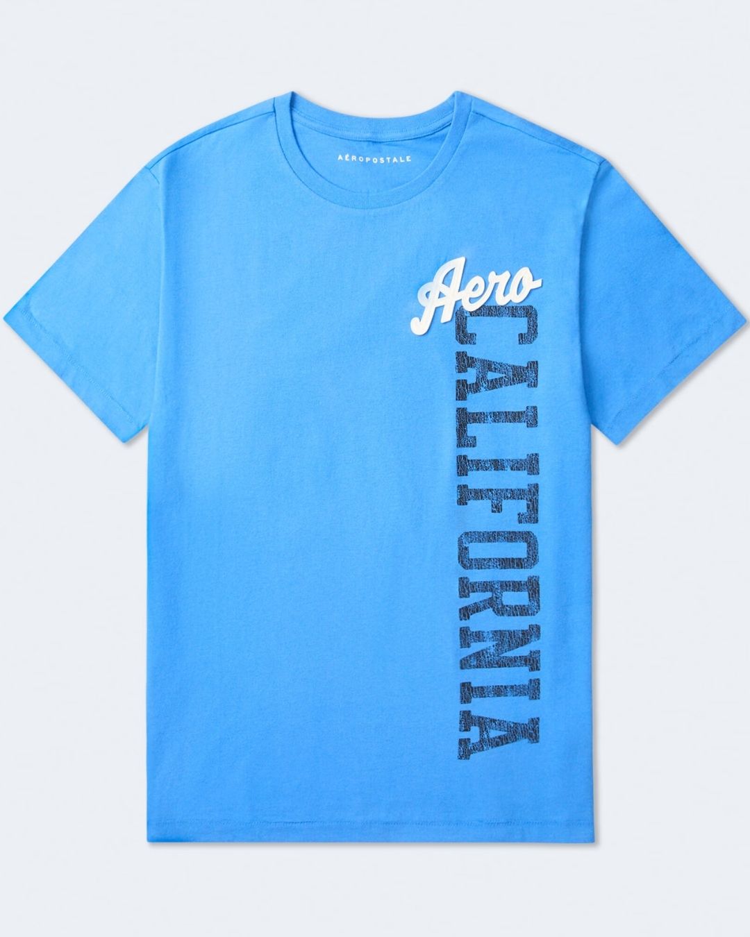 CAMISETA AEROPOSTALE CELESTE PARA CABALLERO