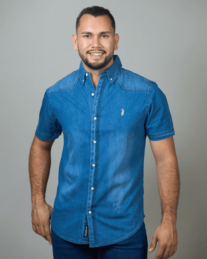 CAMISA CAMBRIDGE POLO MEZCLILLA