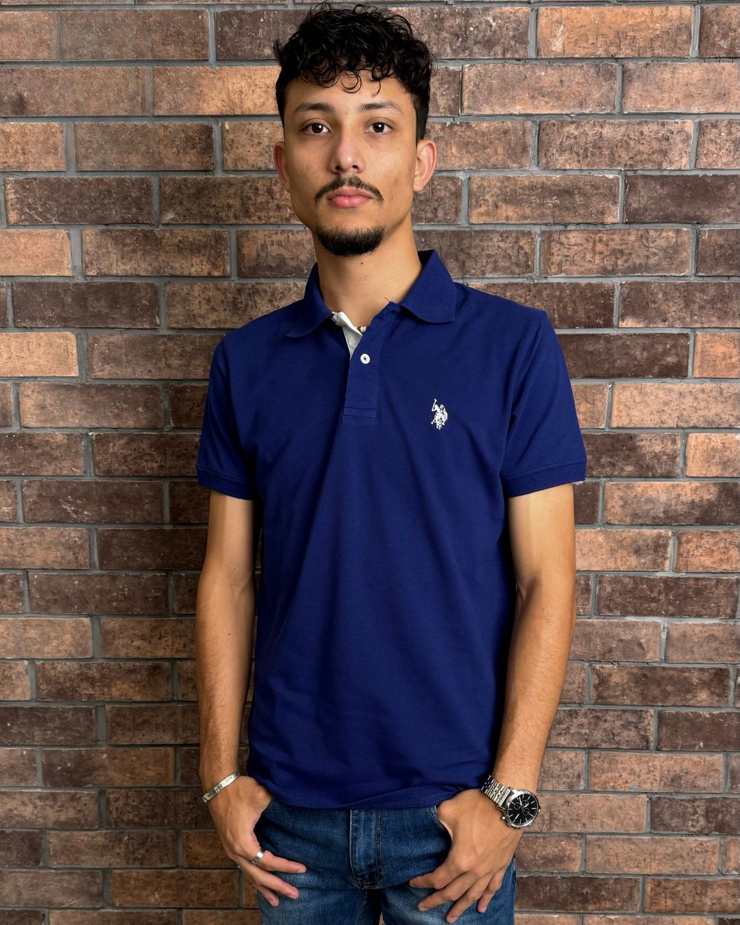 CAMISETA POLO PLUS U.S. POLO ASSN AZUL