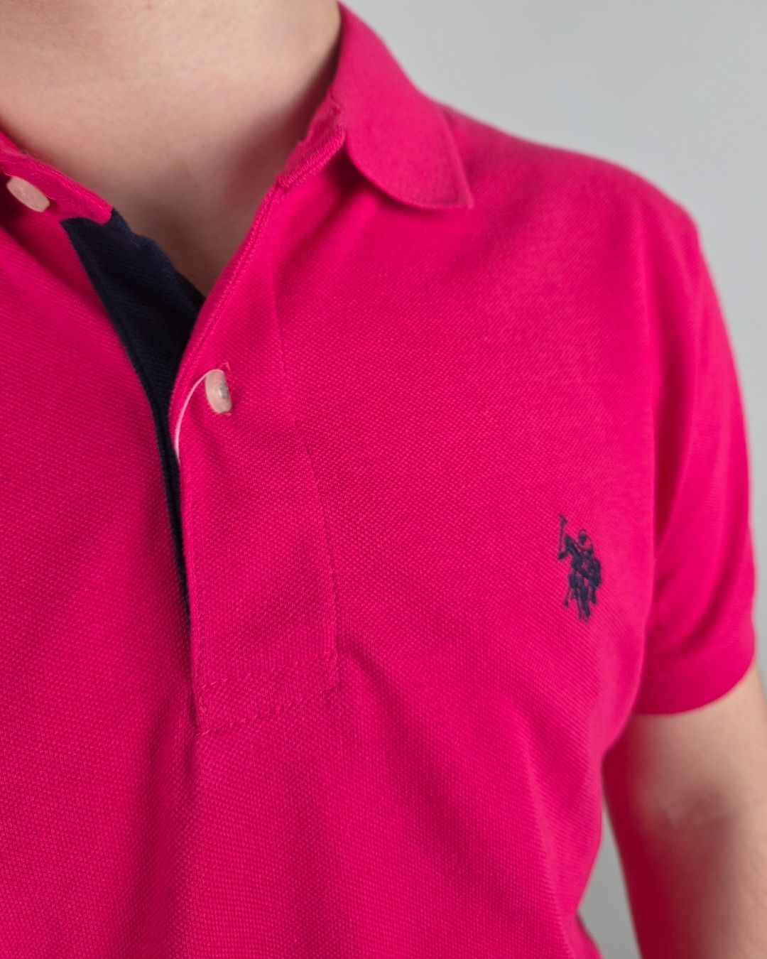 POLO U.S. POLO ASSN FUCSIA PARA CABALLERO