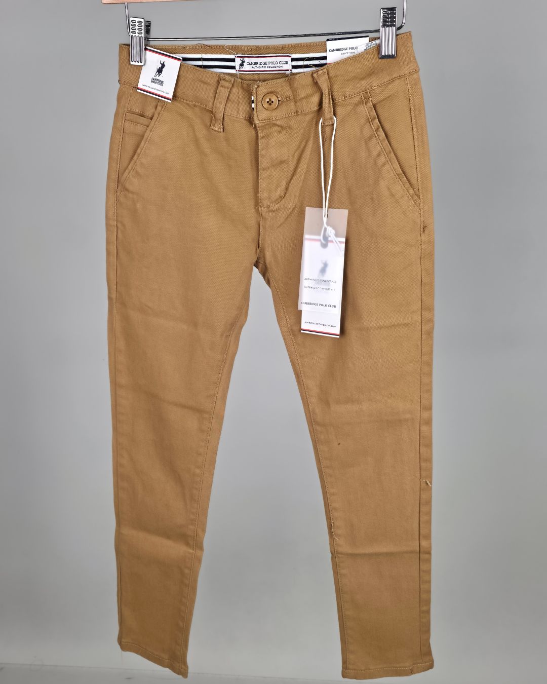 PANTALÓN CAMBRIDGE POLO BEIGE PARA NIÑO