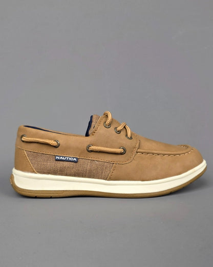 ZAPATO NAUTICA CAFÉ CLARO PARA NIÑO
