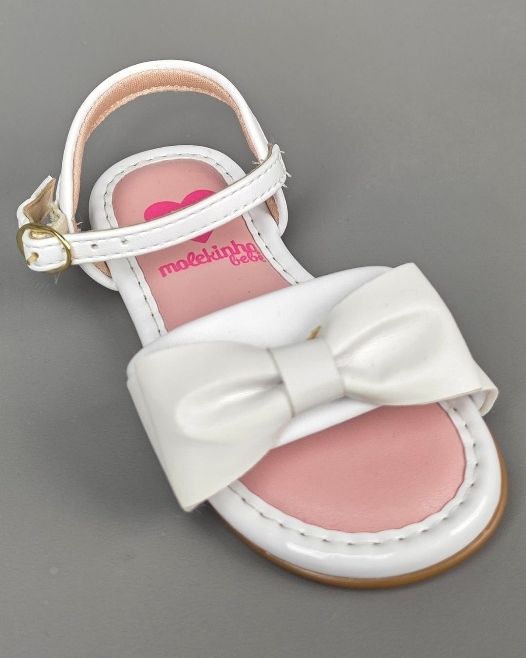SANDALIA MOLEKINHA BLANCA PARA NIÑA