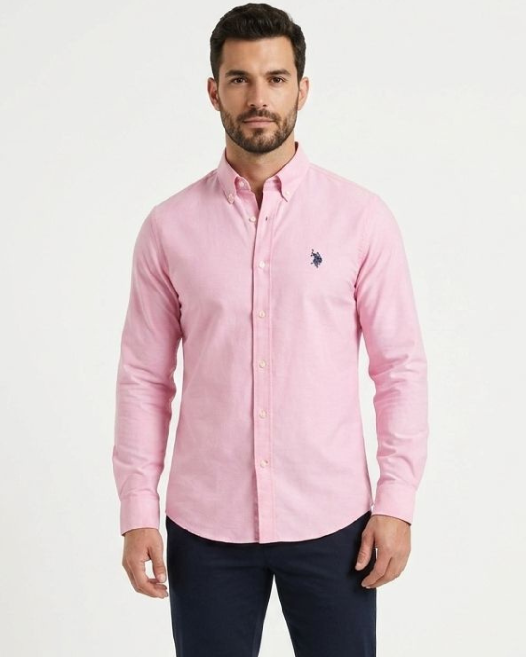 CAMISA US POLO ASSN MANGA LARGA CABALLERO