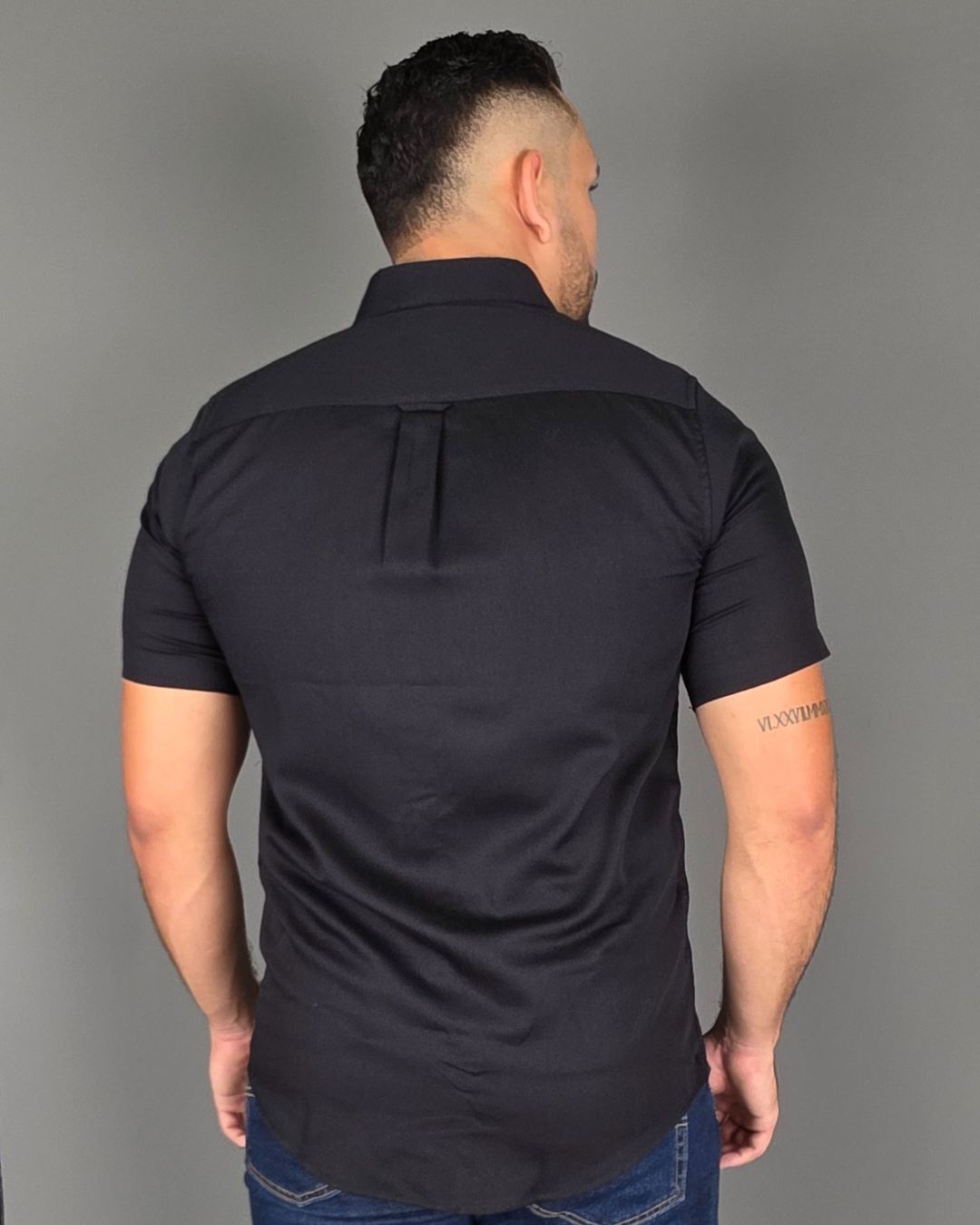 CAMISA US POLO NEGRA PARA CABALLERO