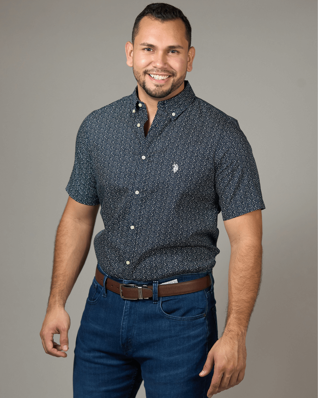 CAMISA US POLO MANGA CORTA CABALLERO