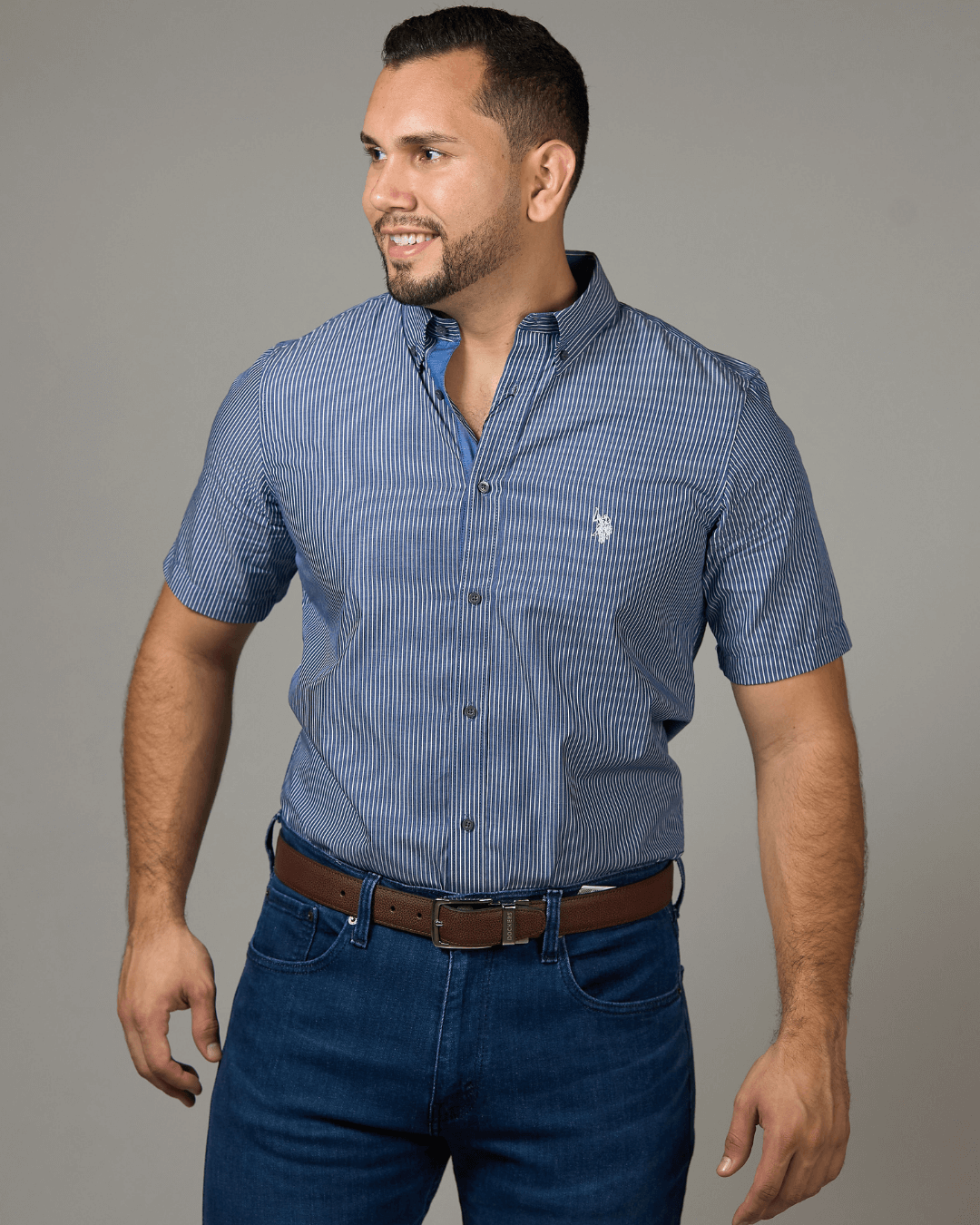CAMISA US POLO MANGA CORTA CABALLERO