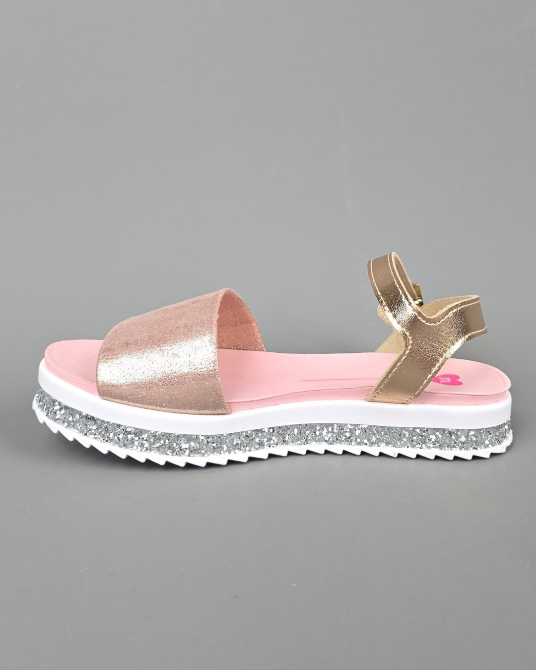 SANDALIA MOLEKINHA ORO ROSA PARA NIÑA