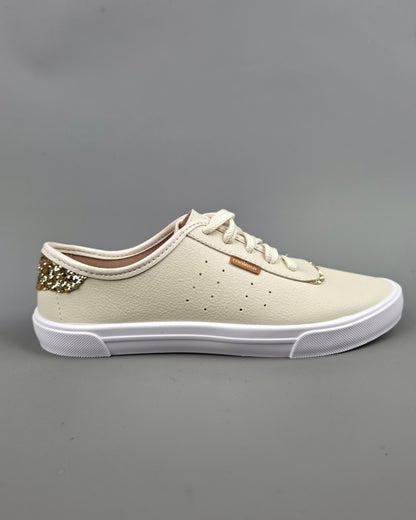 TENNIS MOLECA BEIGE PARA DAMA