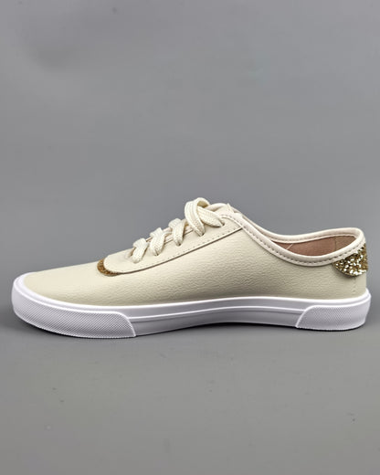 TENNIS MOLECA BEIGE PARA DAMA