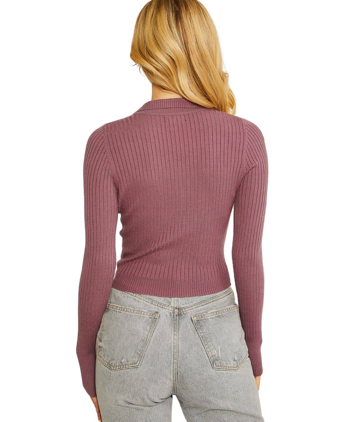 SWEATER LOVE TREE MORADO