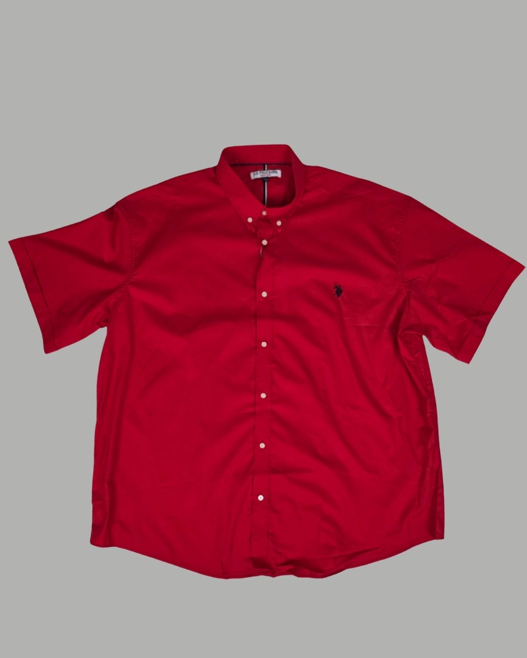 CAMISA U.S. POLO ASSN DE CABALLERO PLUS ROJA