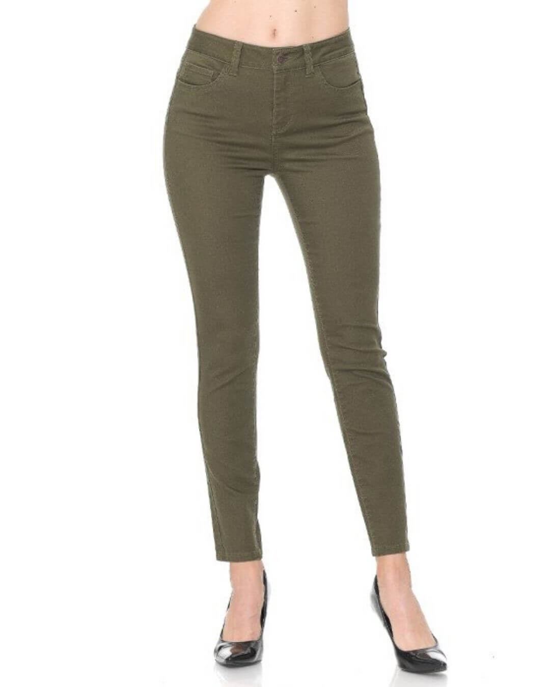 JEANS WAX VERDE PARA DAMA