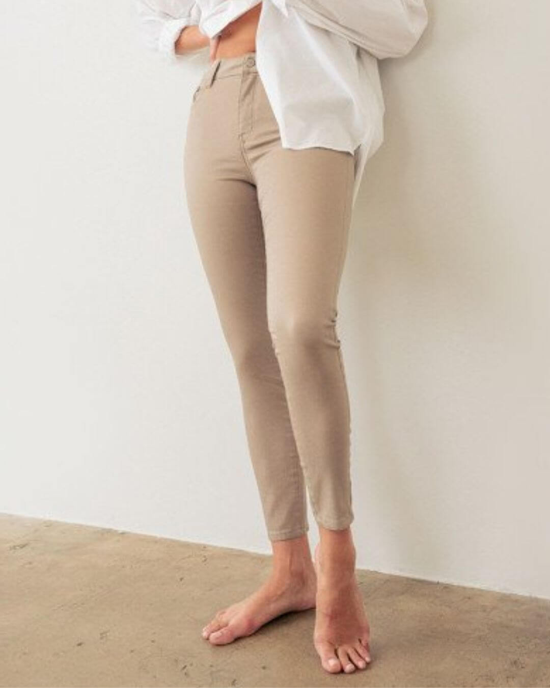 JEANS WAX KAKI PARA DAMA