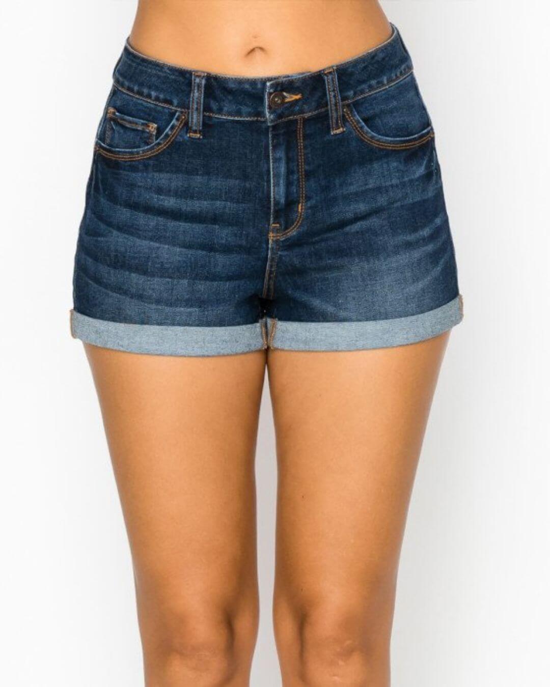 SHORT WAX AZUL OSCURO PARA DAMA