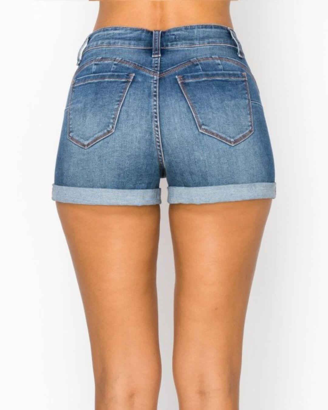 SHORT WAX AZUL PARA DAMA